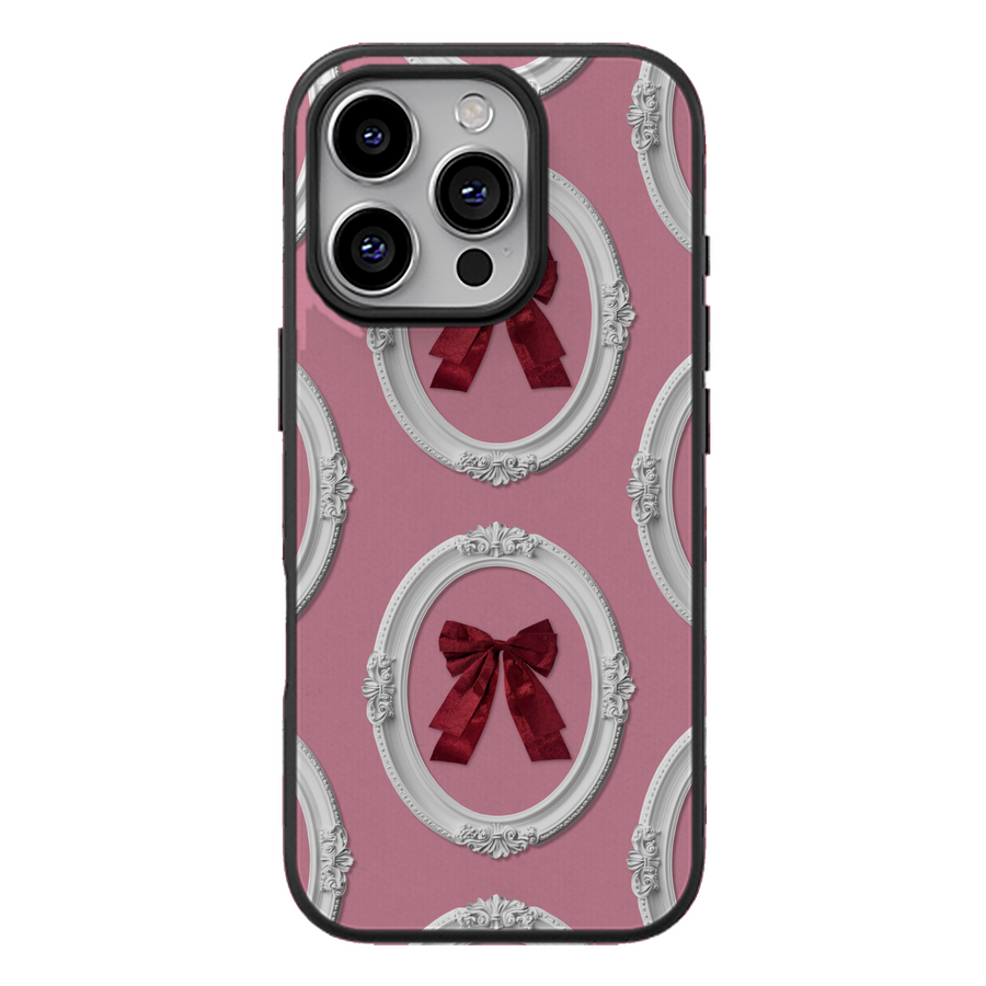 Vintage Framed Bow Phone Case