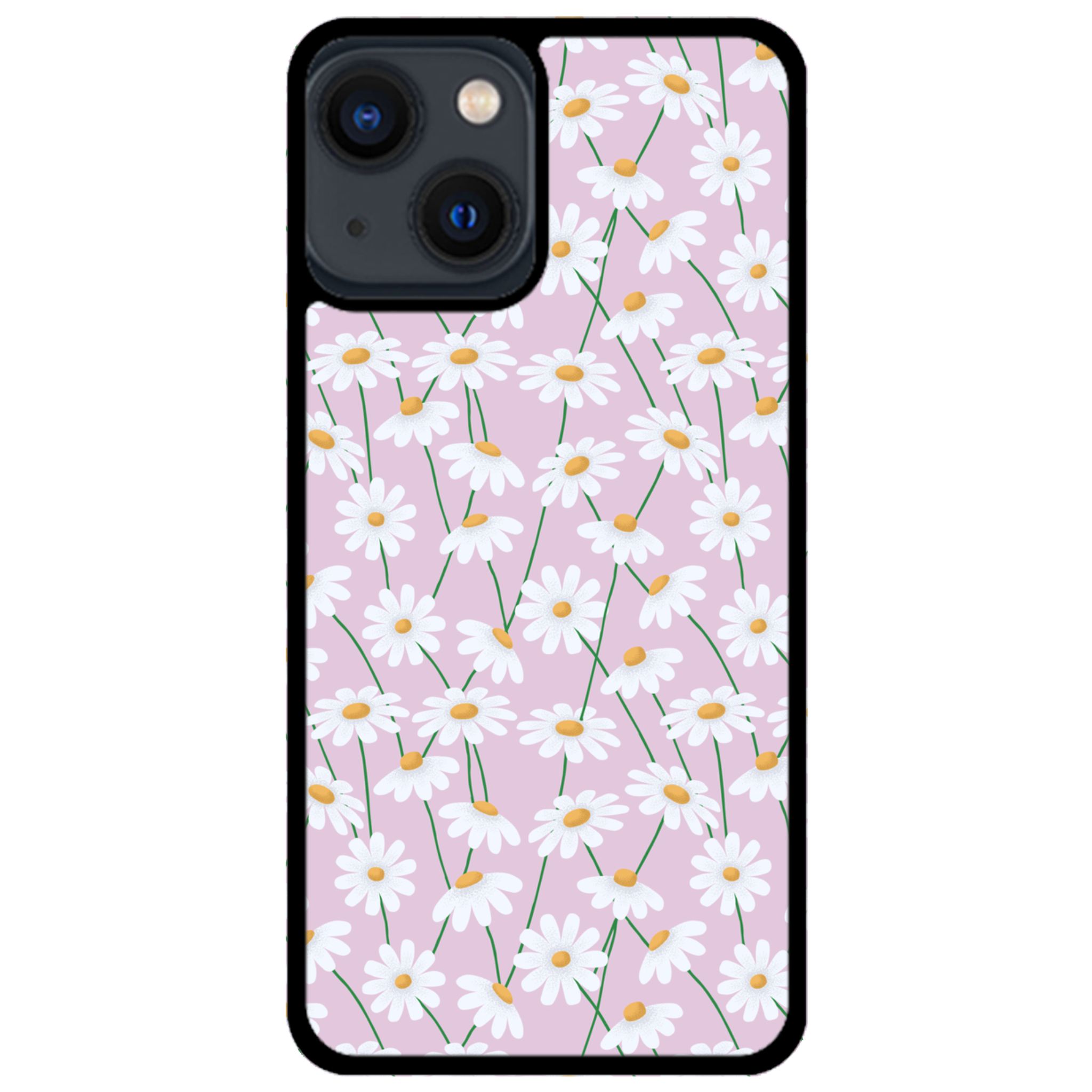 Lilac Daisies Floral Phone Case | Winky Cats