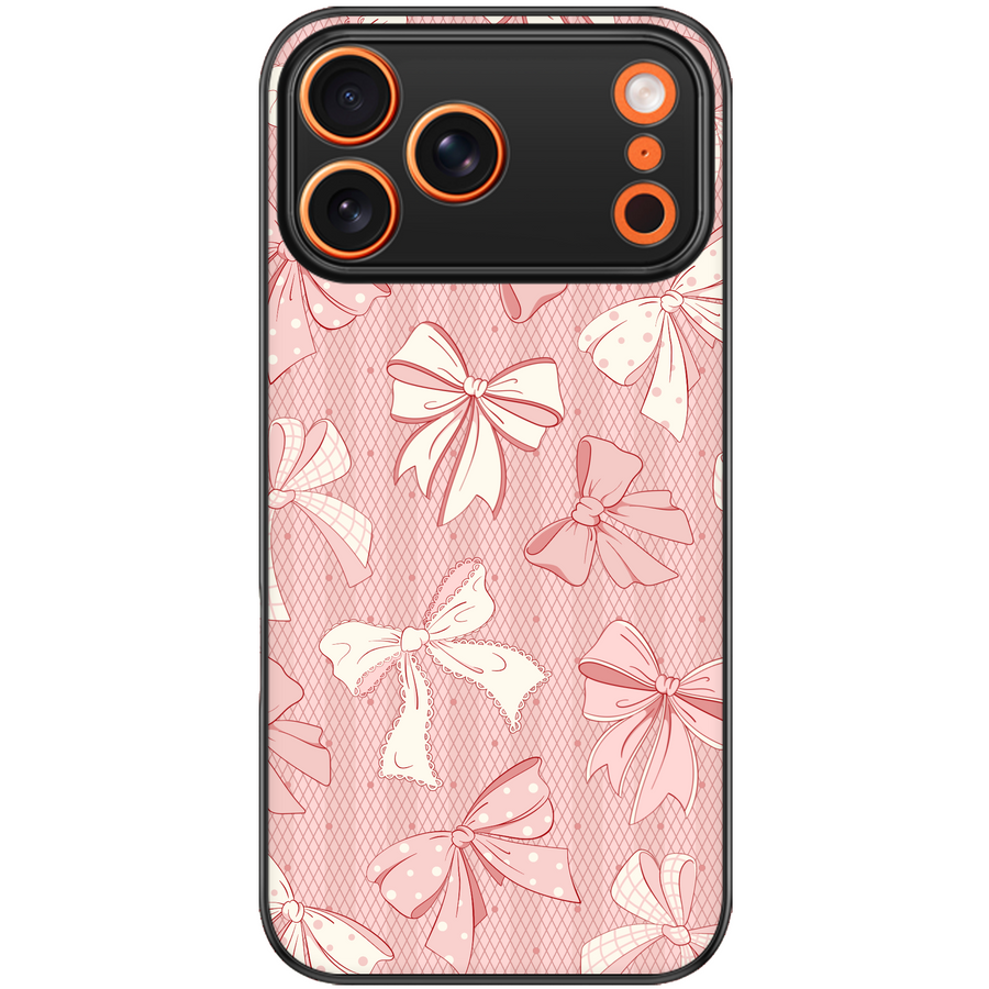 Powder Pink Bows Phone Case