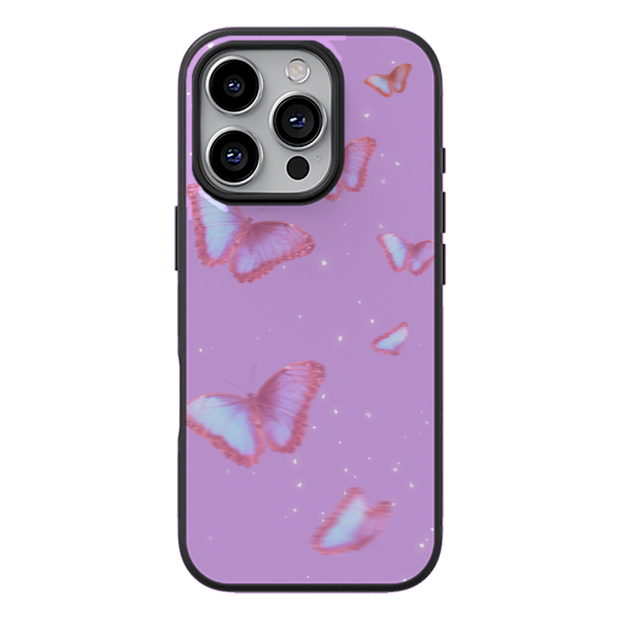 Shimmer Lilac Butterfly Phone Case
