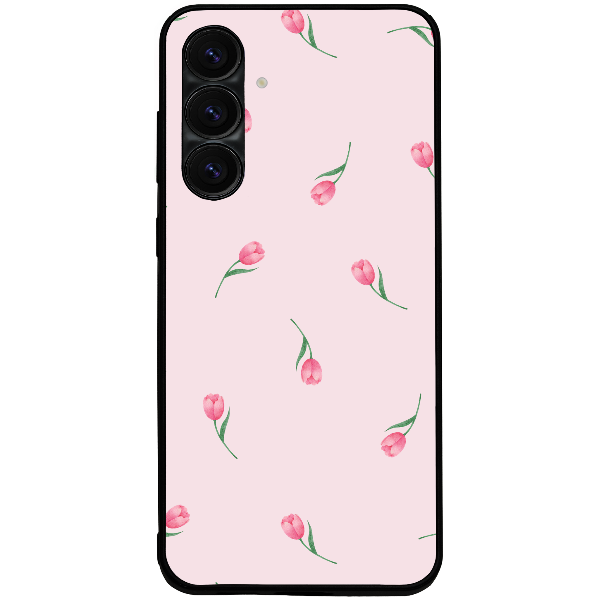 Pink Tulips Floral Phone Case | Winky Cats