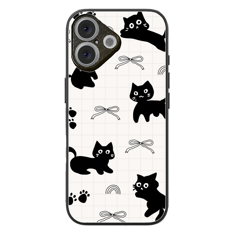 Black Cat Aesthetic Phone Case