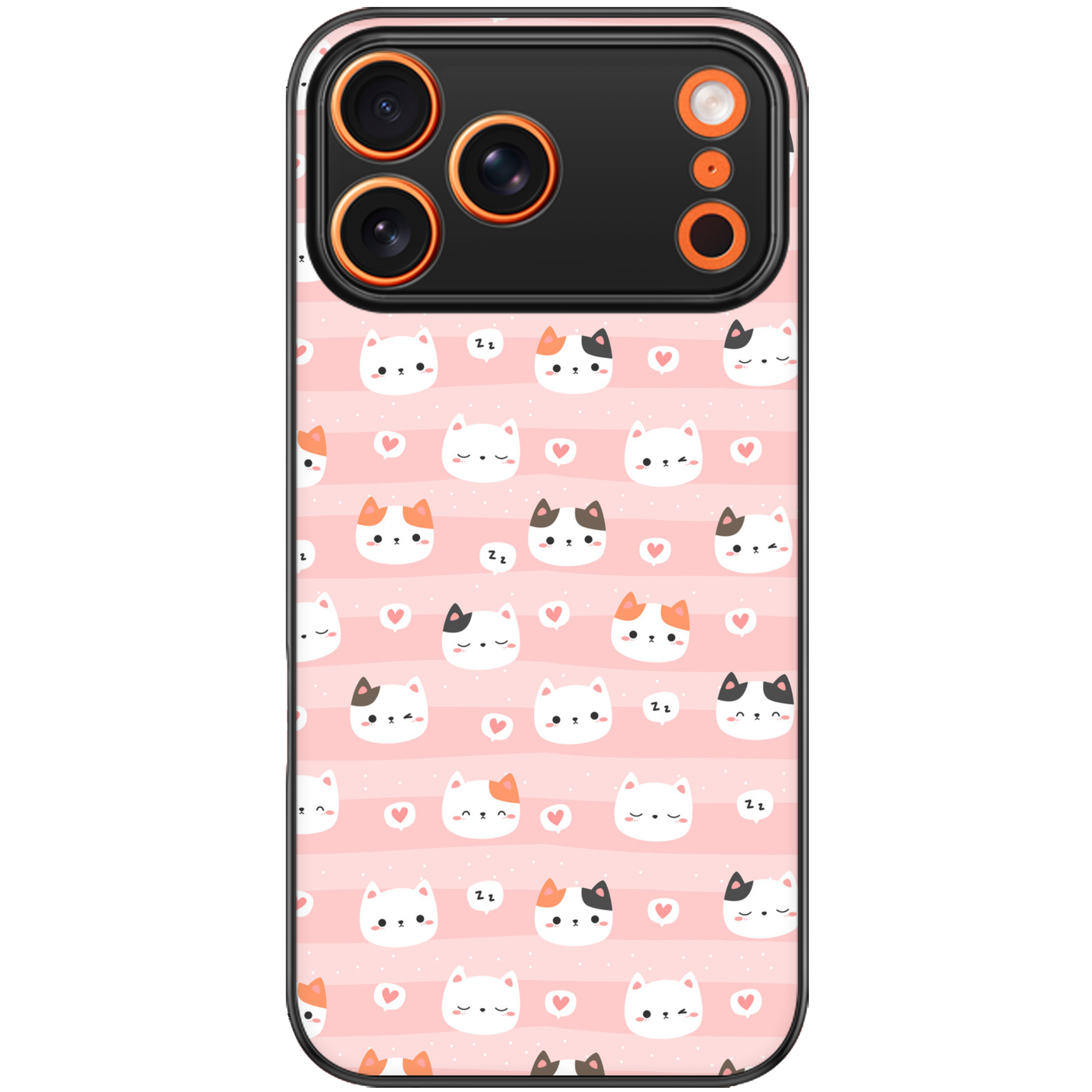 Bow Kittens Glossy Phone Case | Winky Cats
