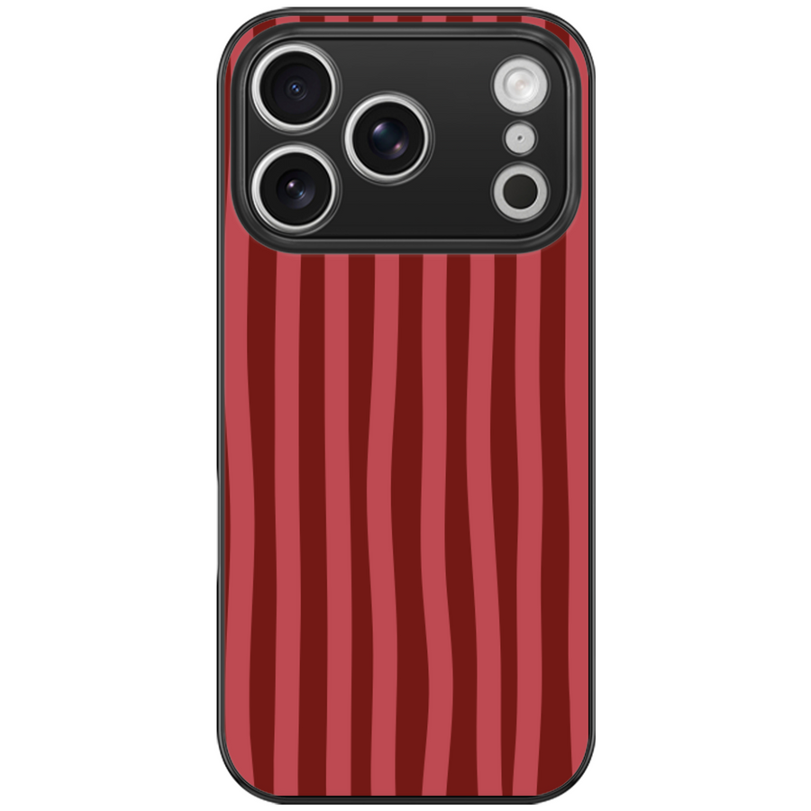 Red Ripple Aesthetic Phone Case