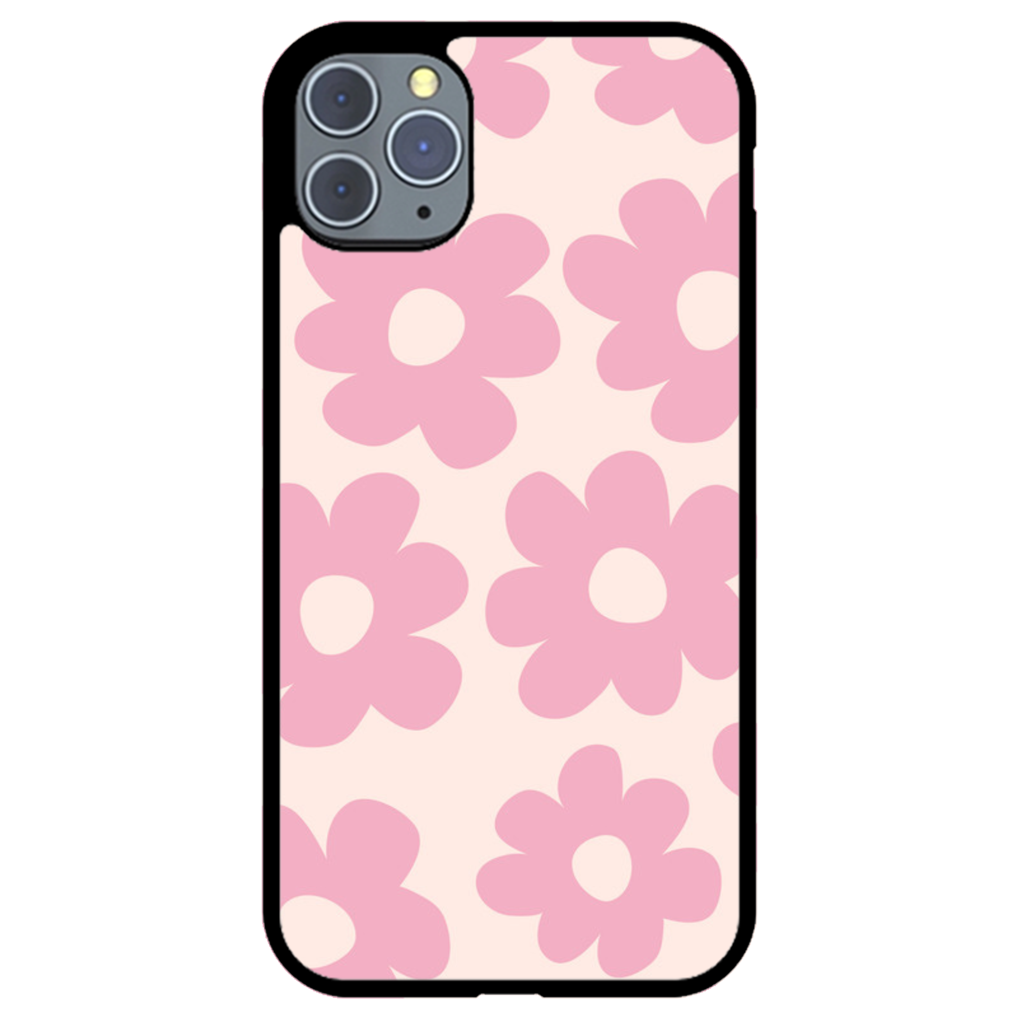 Retro Pink Daisy Floral Phone Case | Winky Cats
