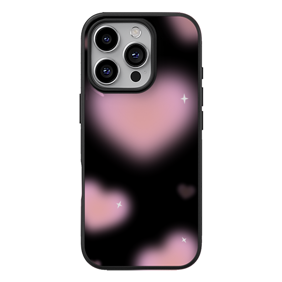 Pink Aura Heart Aesthetic Phone Case