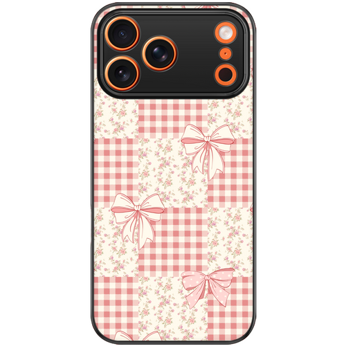 Picnic Patchwork Bow Phone Case