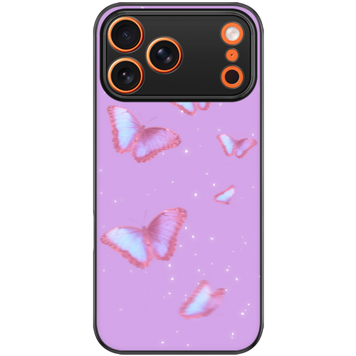 Shimmer Lilac Butterfly Phone Case