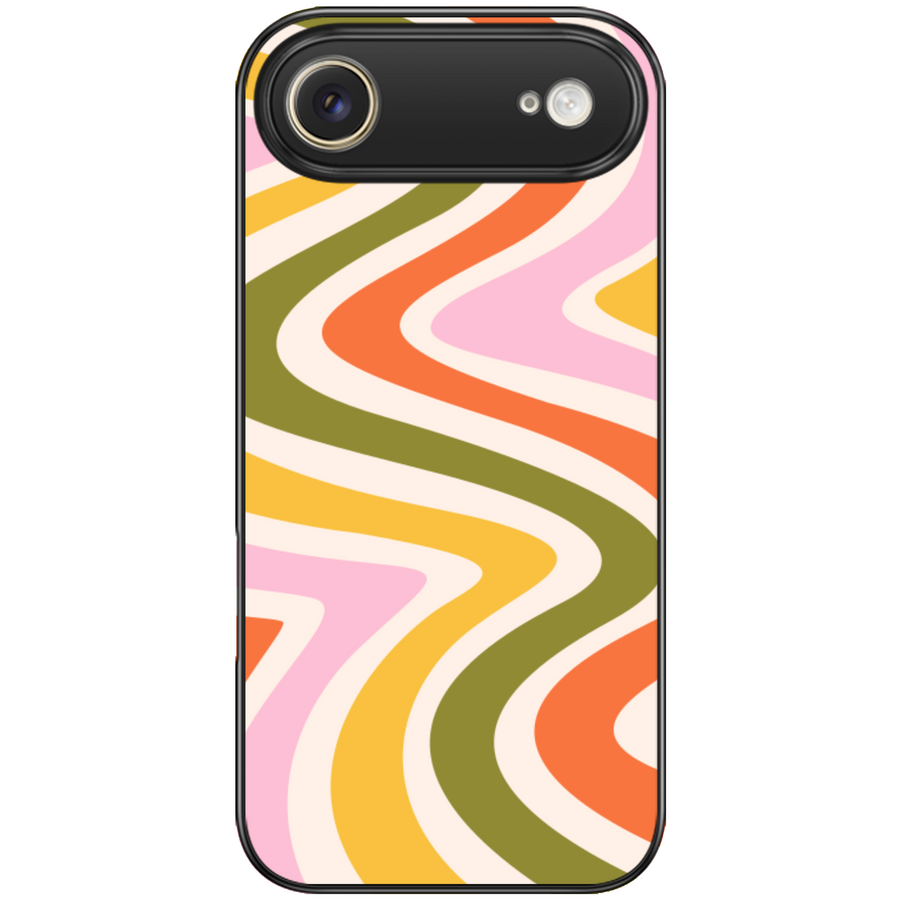 Wavy Stripes Retro Phone Case