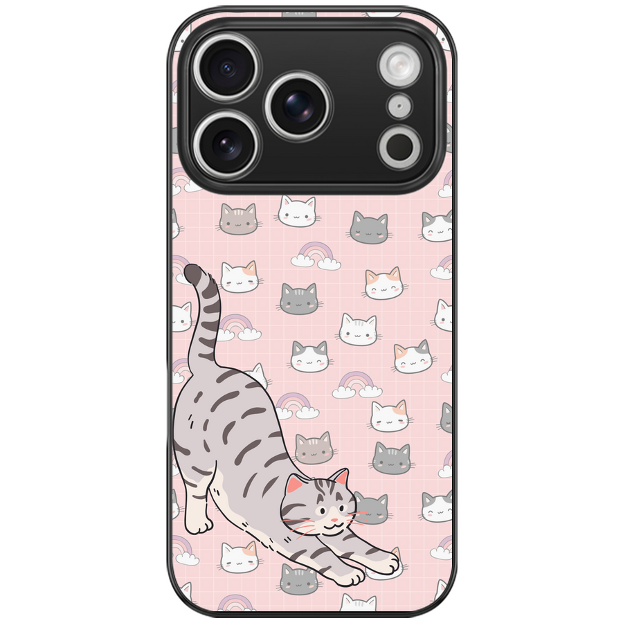 Cute Tabby Cat Aesthetic Phone Case