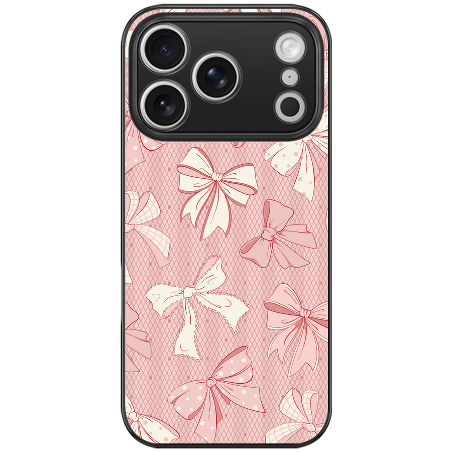 Powder Pink Bows Phone Case