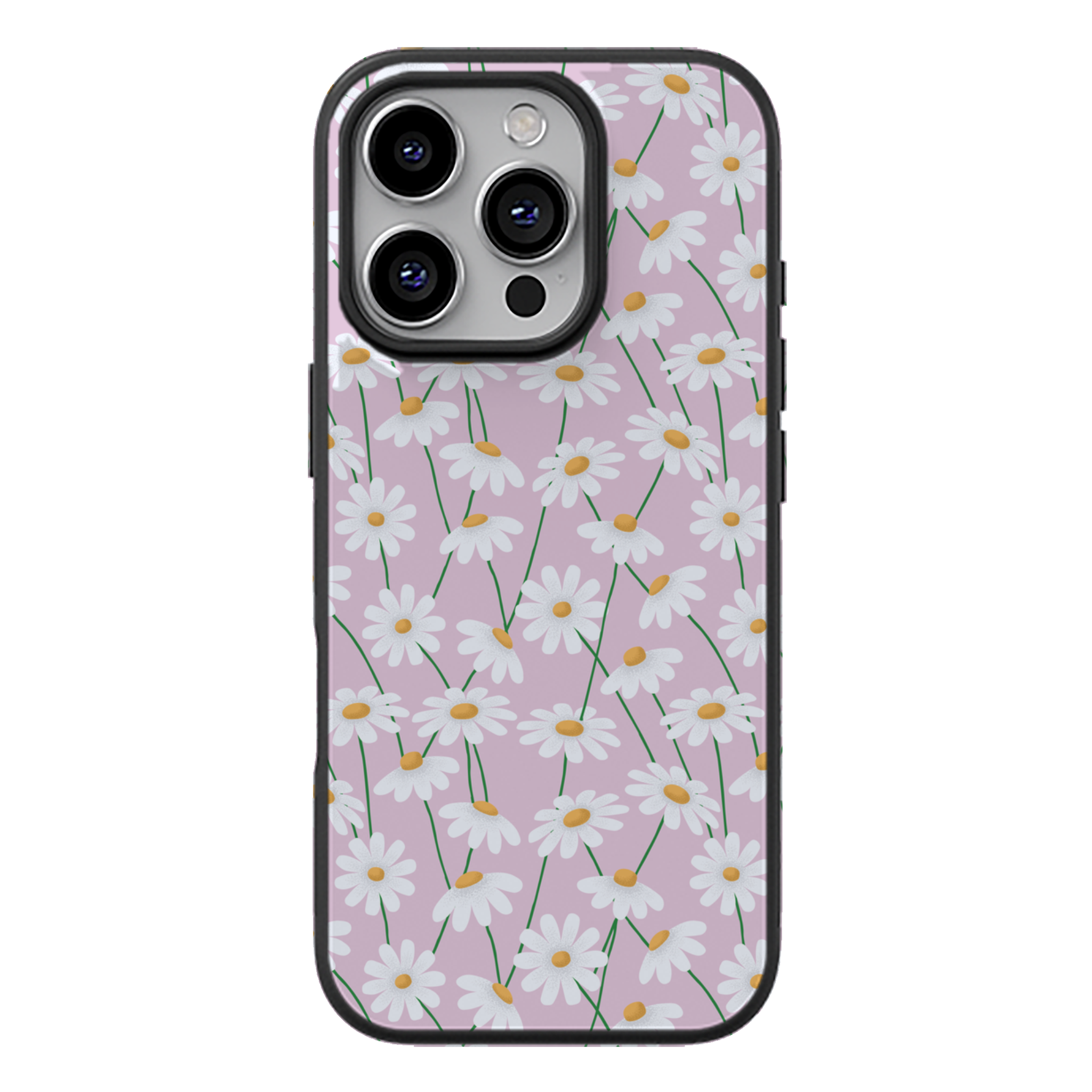 Lilac Daisies Floral Phone Case | Winky Cats