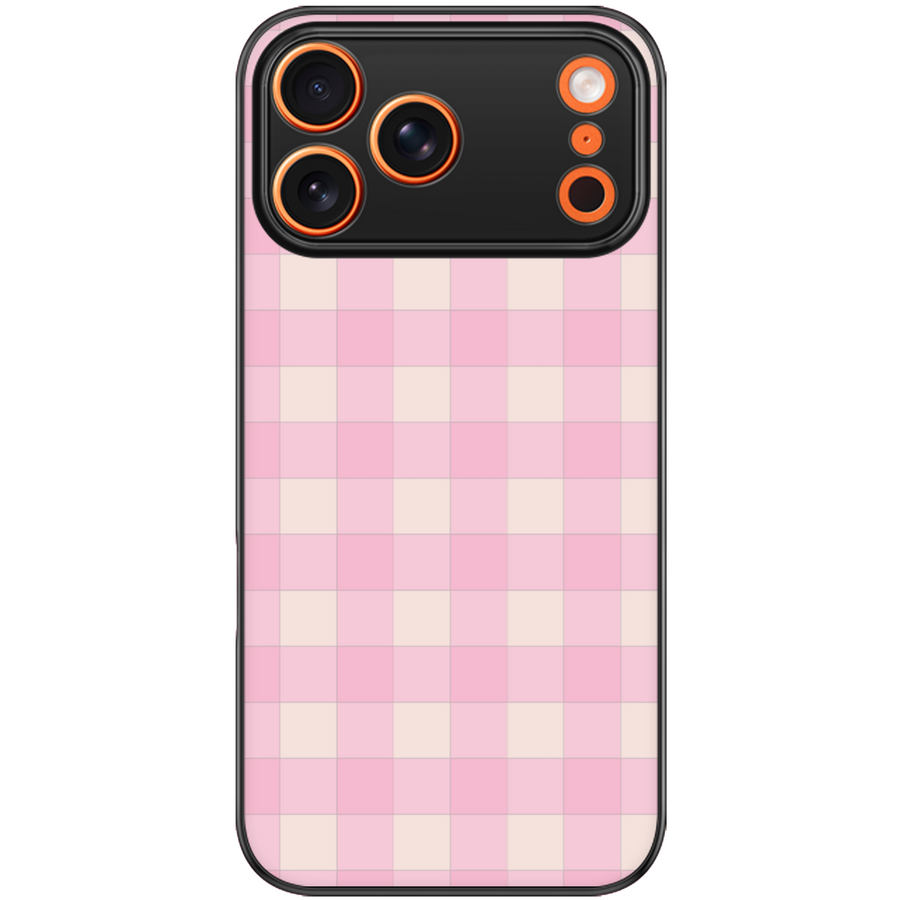 Pink Gingham Aesthetic Phone Case