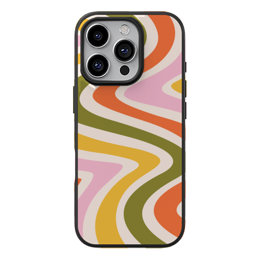 Wavy Stripes Retro Phone Case