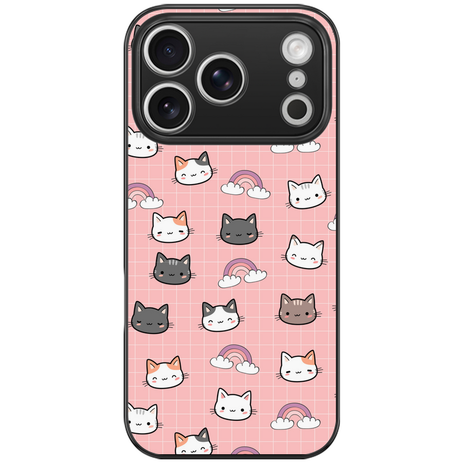 Rainbow Kitten Aesthetic Phone Case