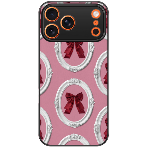 Vintage Framed Bow Phone Case