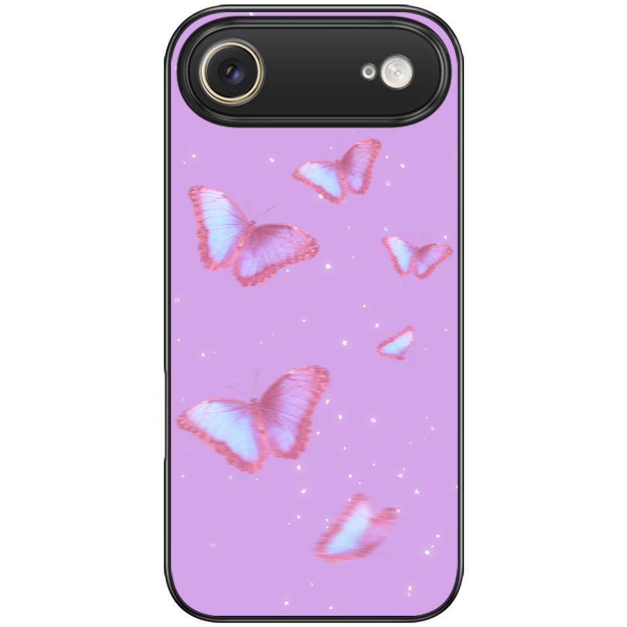 Shimmer Lilac Butterfly Phone Case