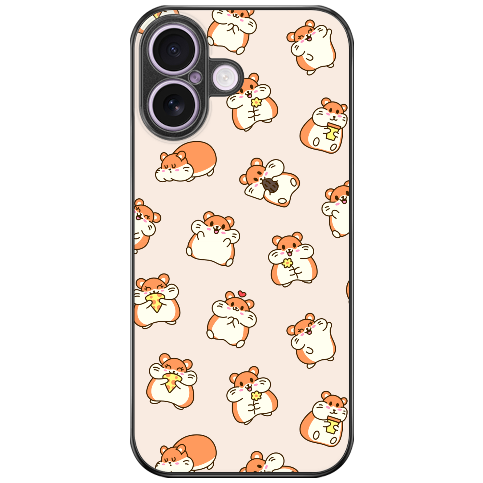 Happy Hamsters Glossy Phone Case | Winky Cats