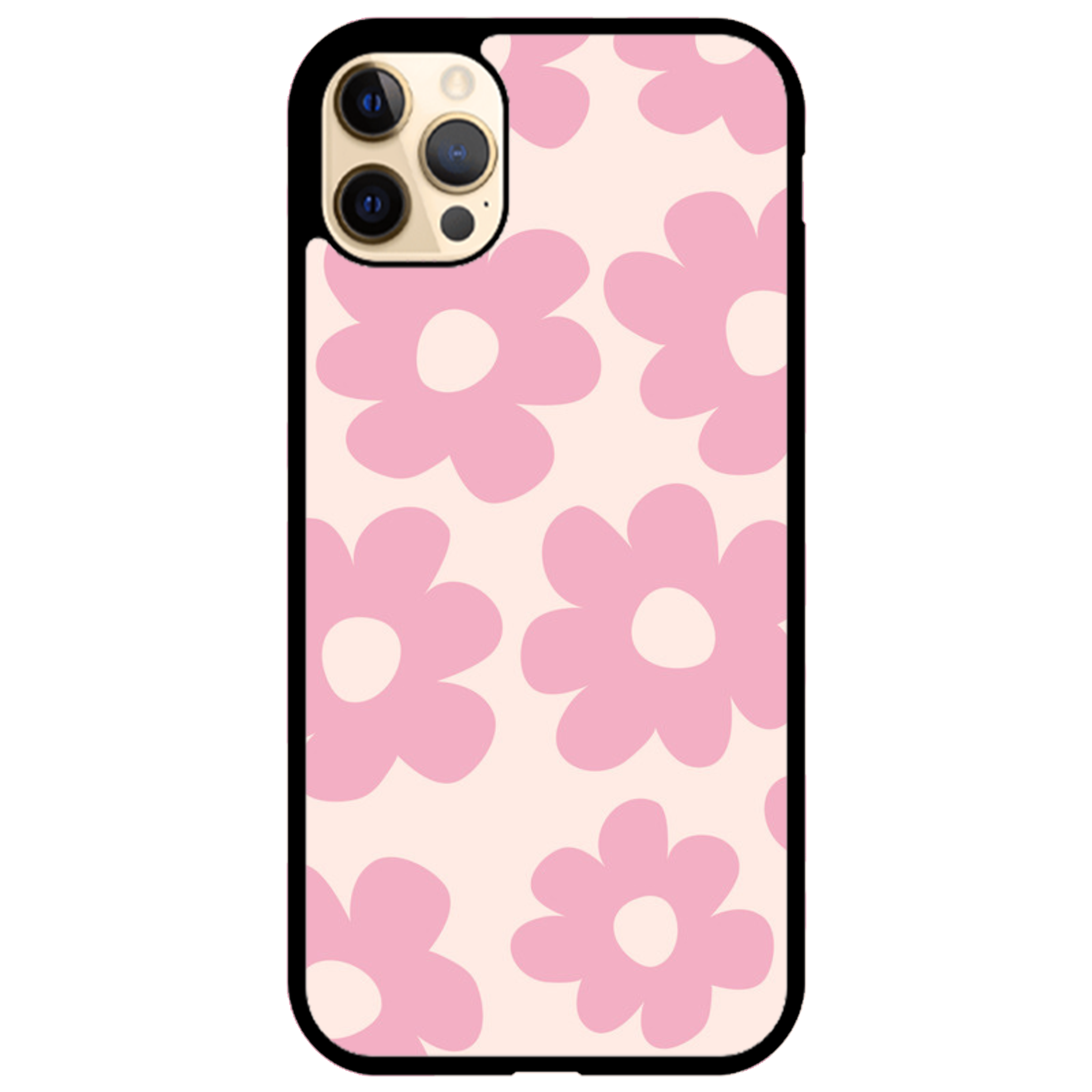 Retro Pink Daisy Floral Phone Case | Winky Cats