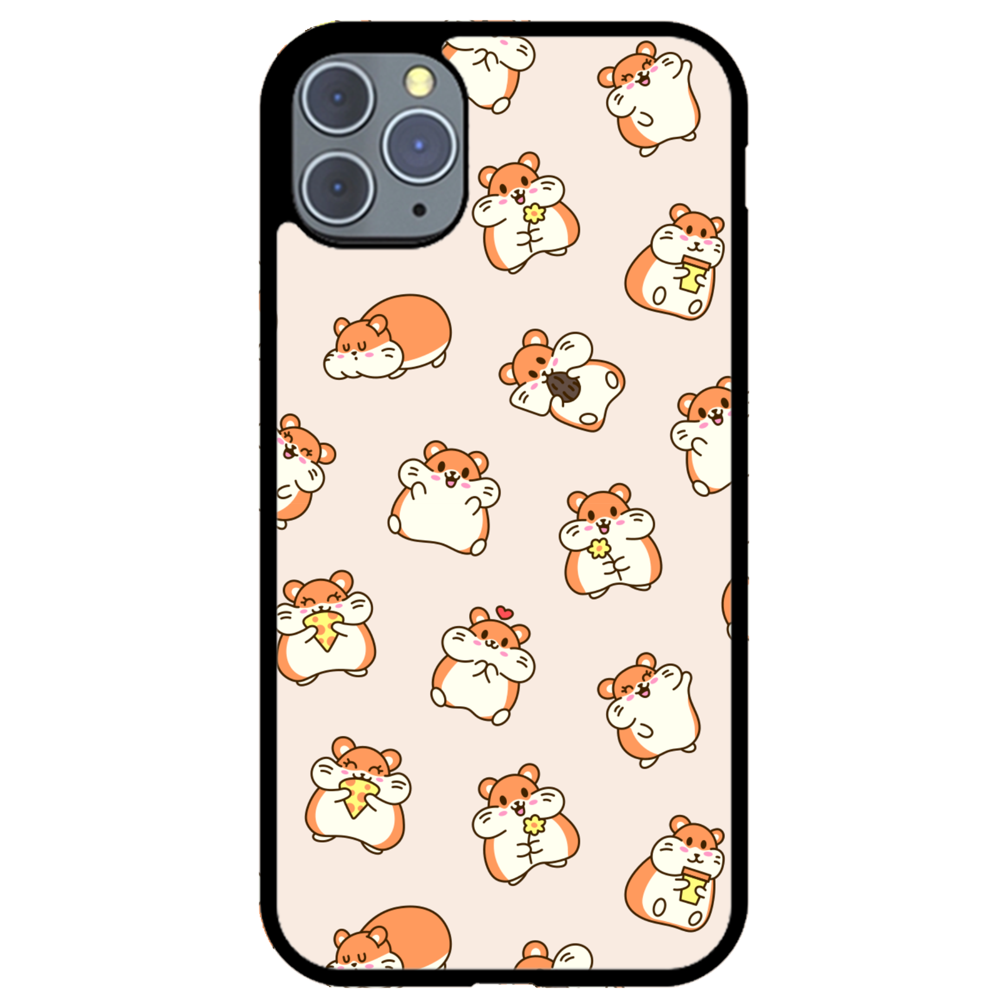 Happy Hamsters Glossy Phone Case | Winky Cats