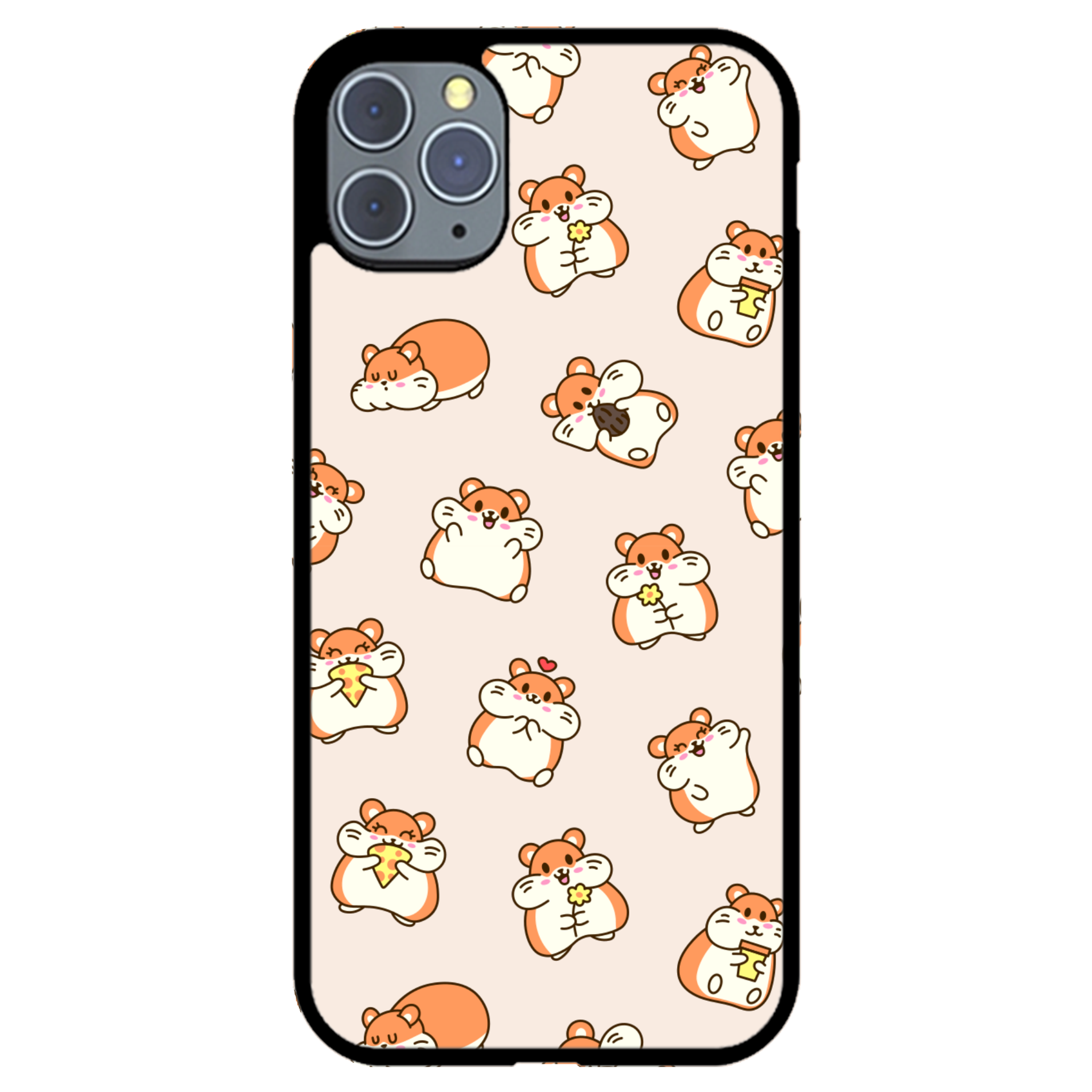 Happy Hamsters Glossy Phone Case | Winky Cats