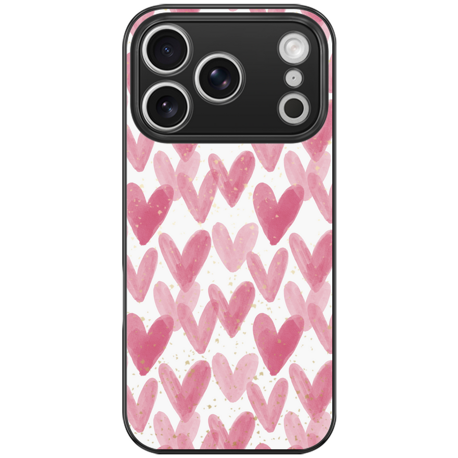 Pink Heart Aesthetic Phone Case