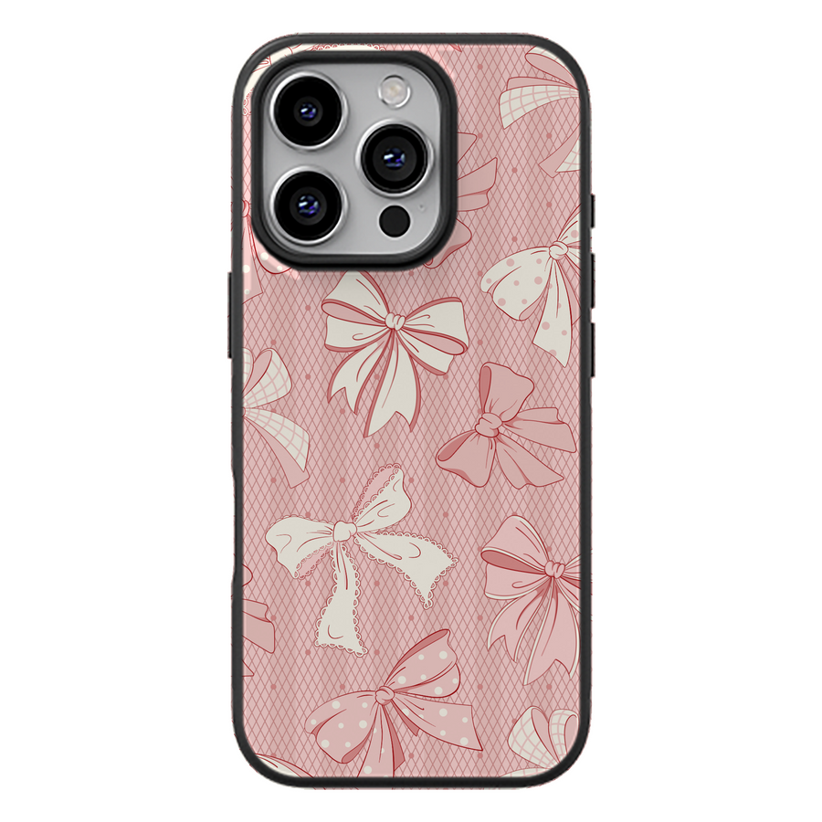 Powder Pink Bows Phone Case