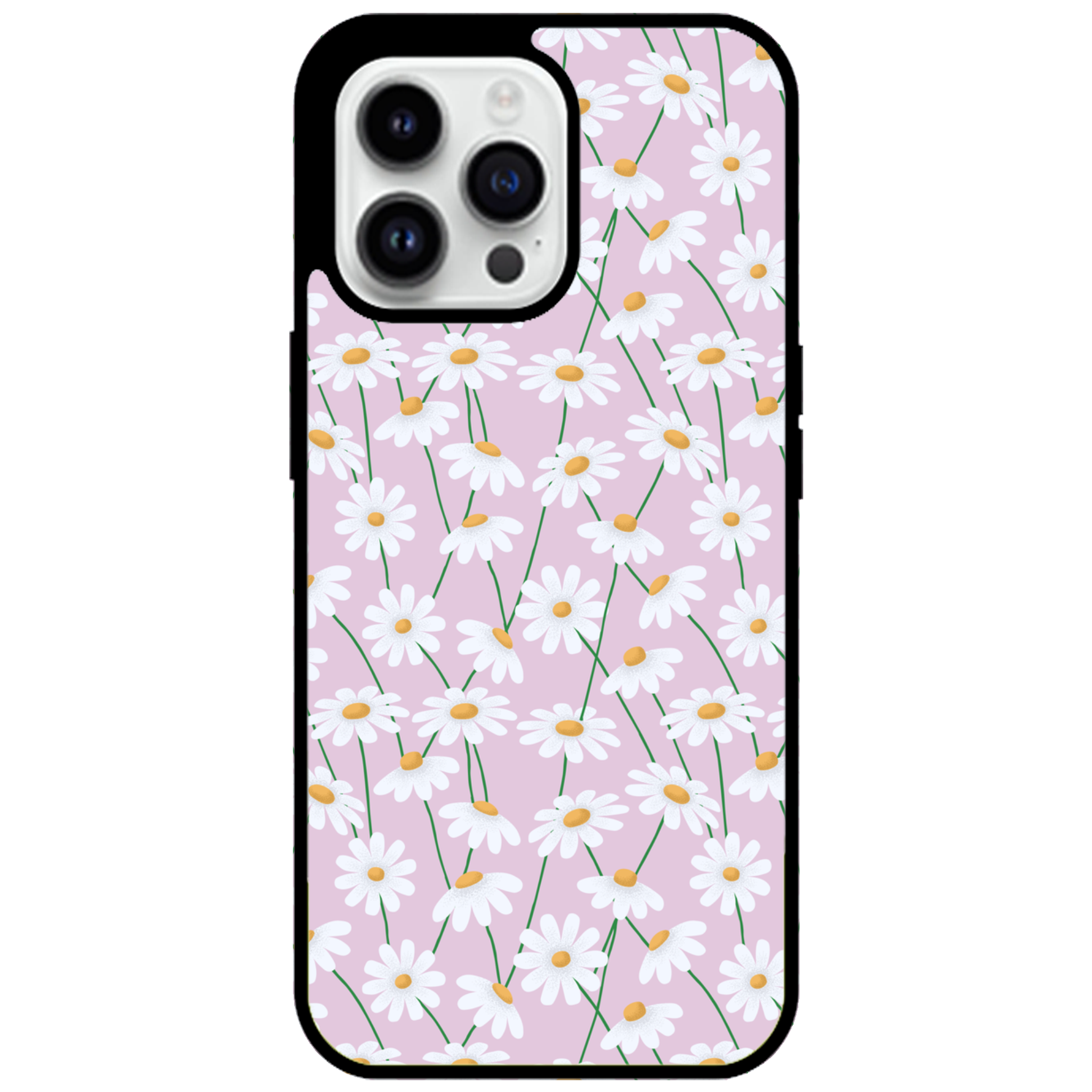 Lilac Daisies Floral Phone Case | Winky Cats