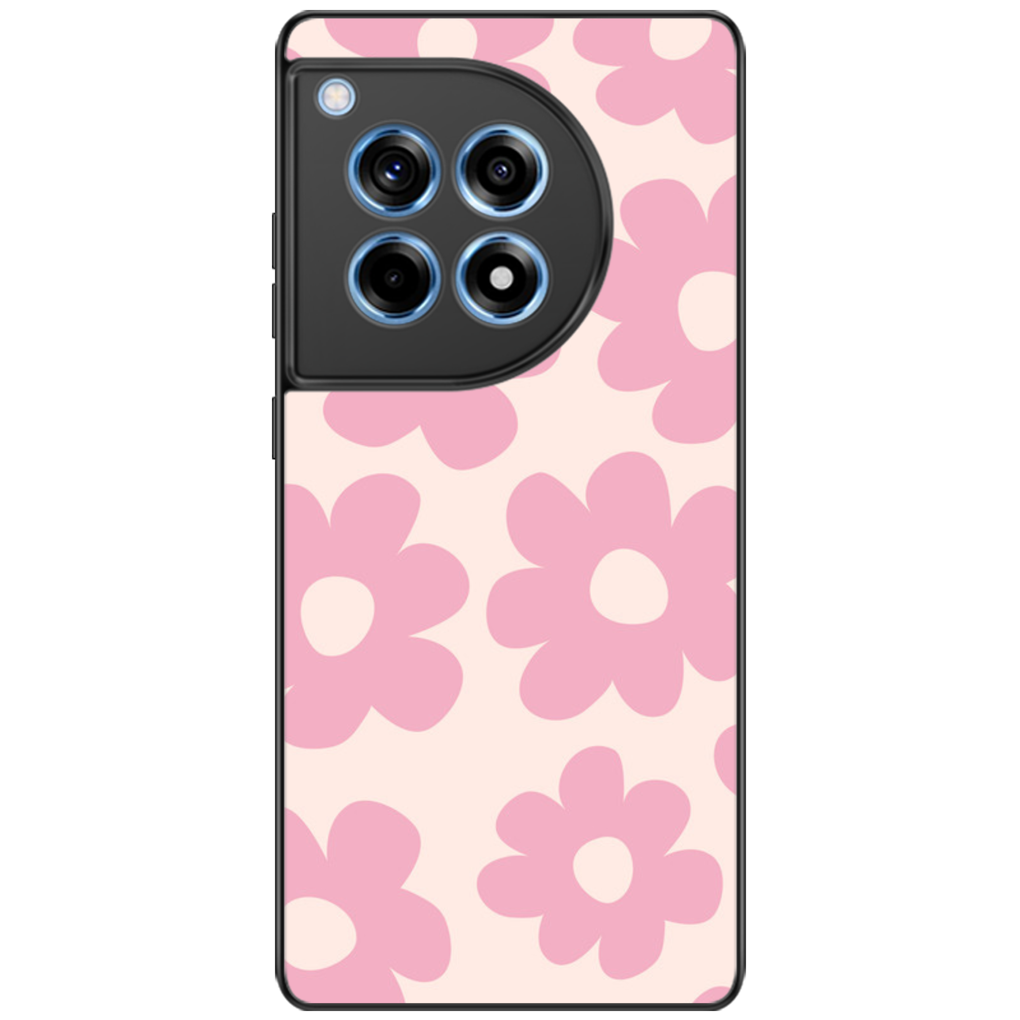 Retro Pink Daisy Floral Phone Case | Winky Cats