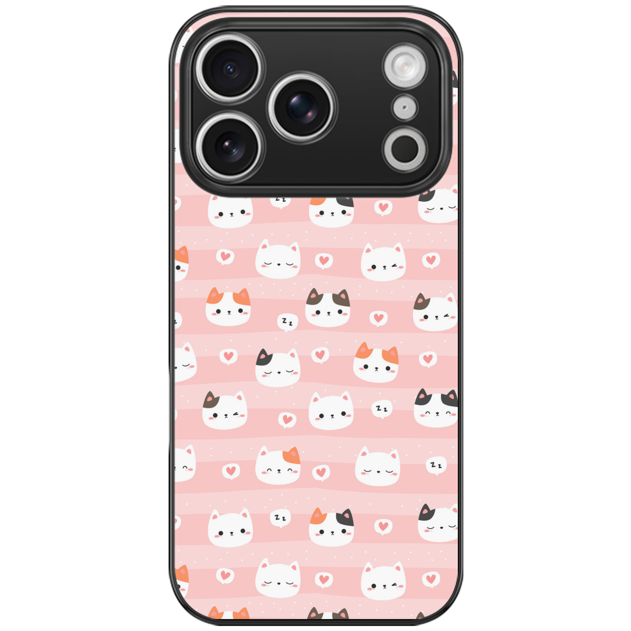 Bow Kittens Glossy Phone Case | Winky Cats