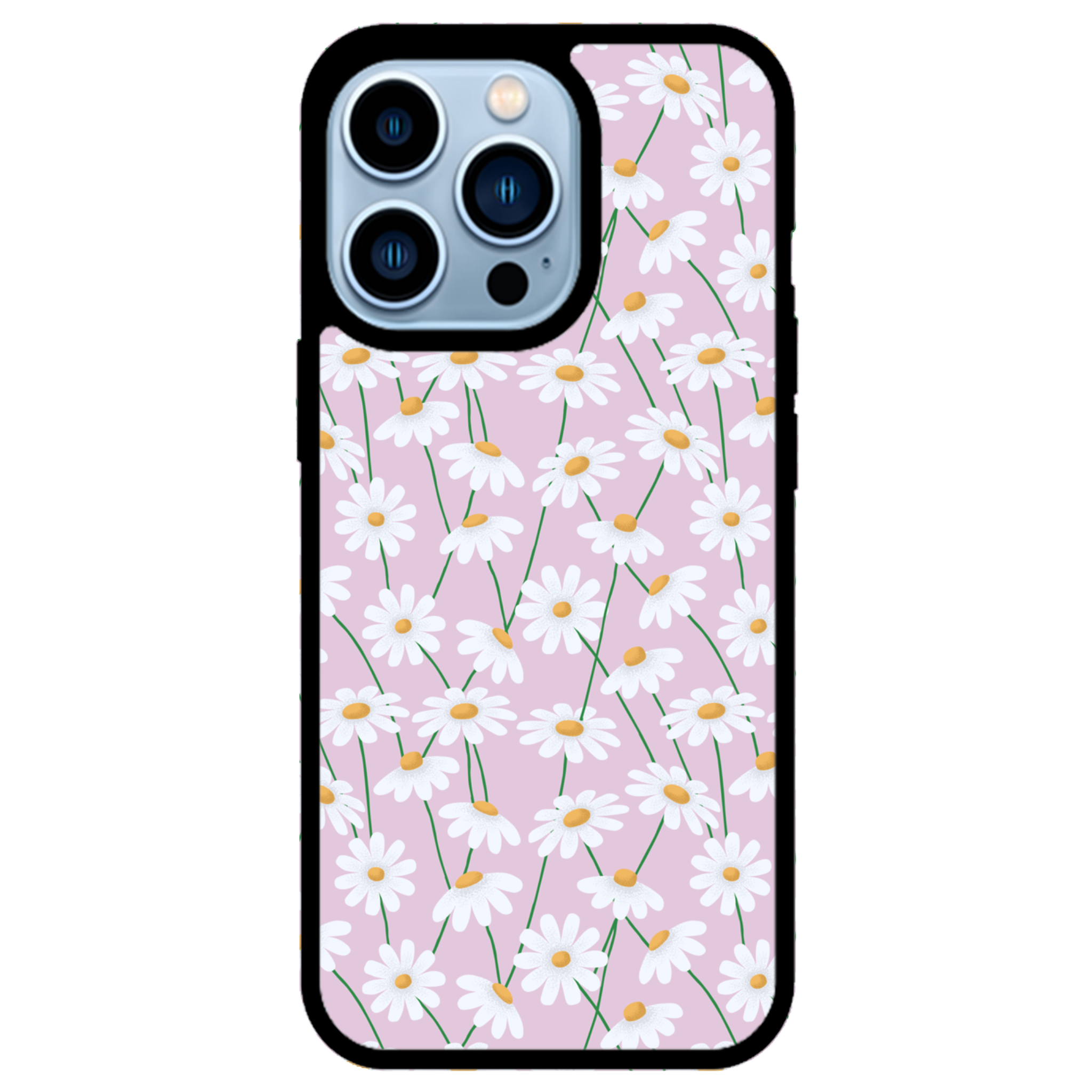 Lilac Daisies Floral Phone Case | Winky Cats