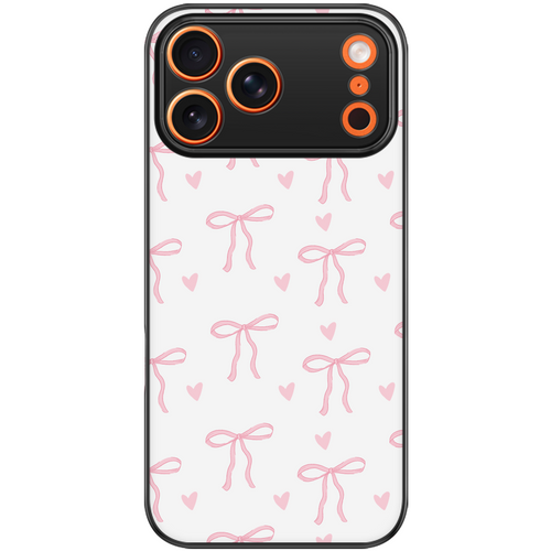 Blush Bows and Hearts Phone Case