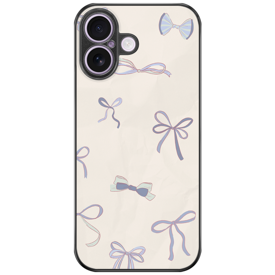 Lilac Bow Sketch Coquette Phone Case