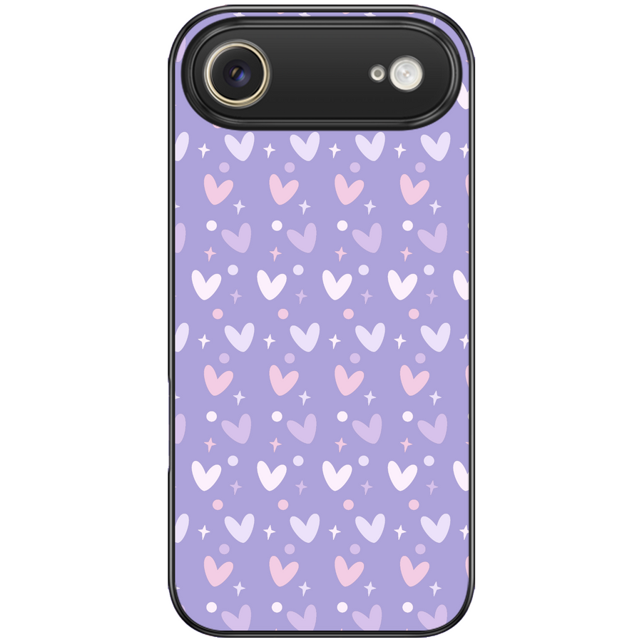 Lilac Heart Aesthetic Phone Case