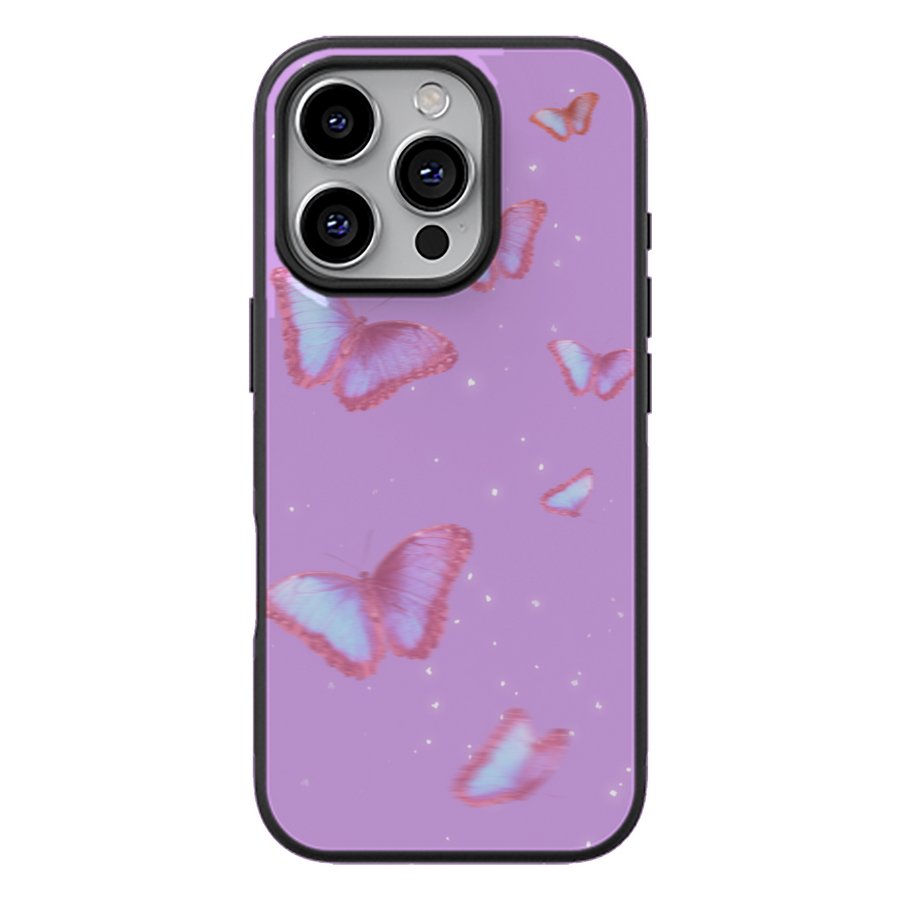 Shimmer Lilac Butterfly Phone Case