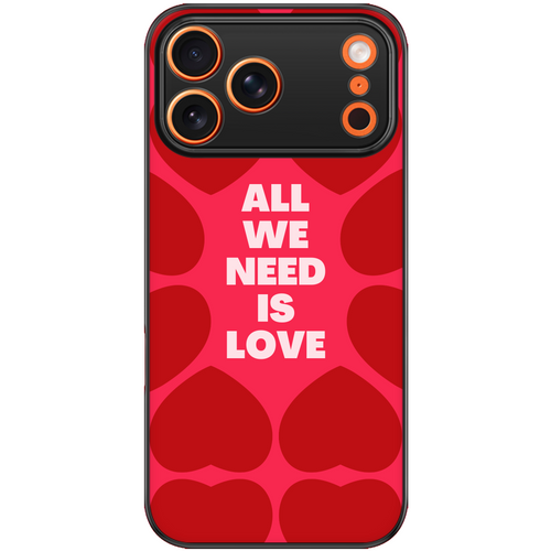 All We Need Is Love Glossy Phone Case | Winky Cats