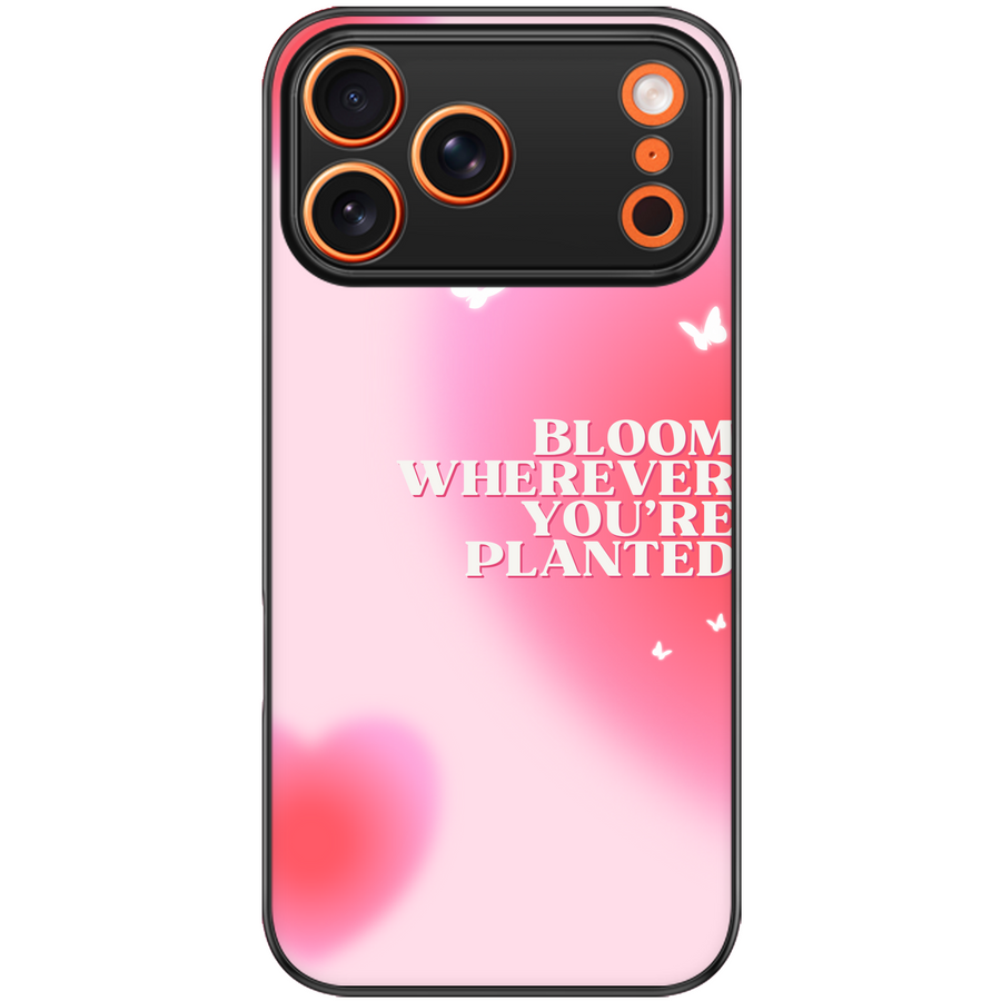 Pink Aura Butterfly Aesthetic Phone Case