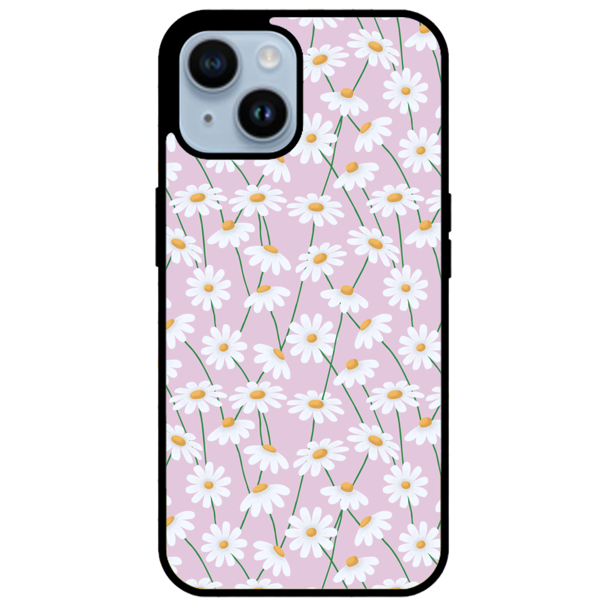 Lilac Daisies Floral Phone Case | Winky Cats