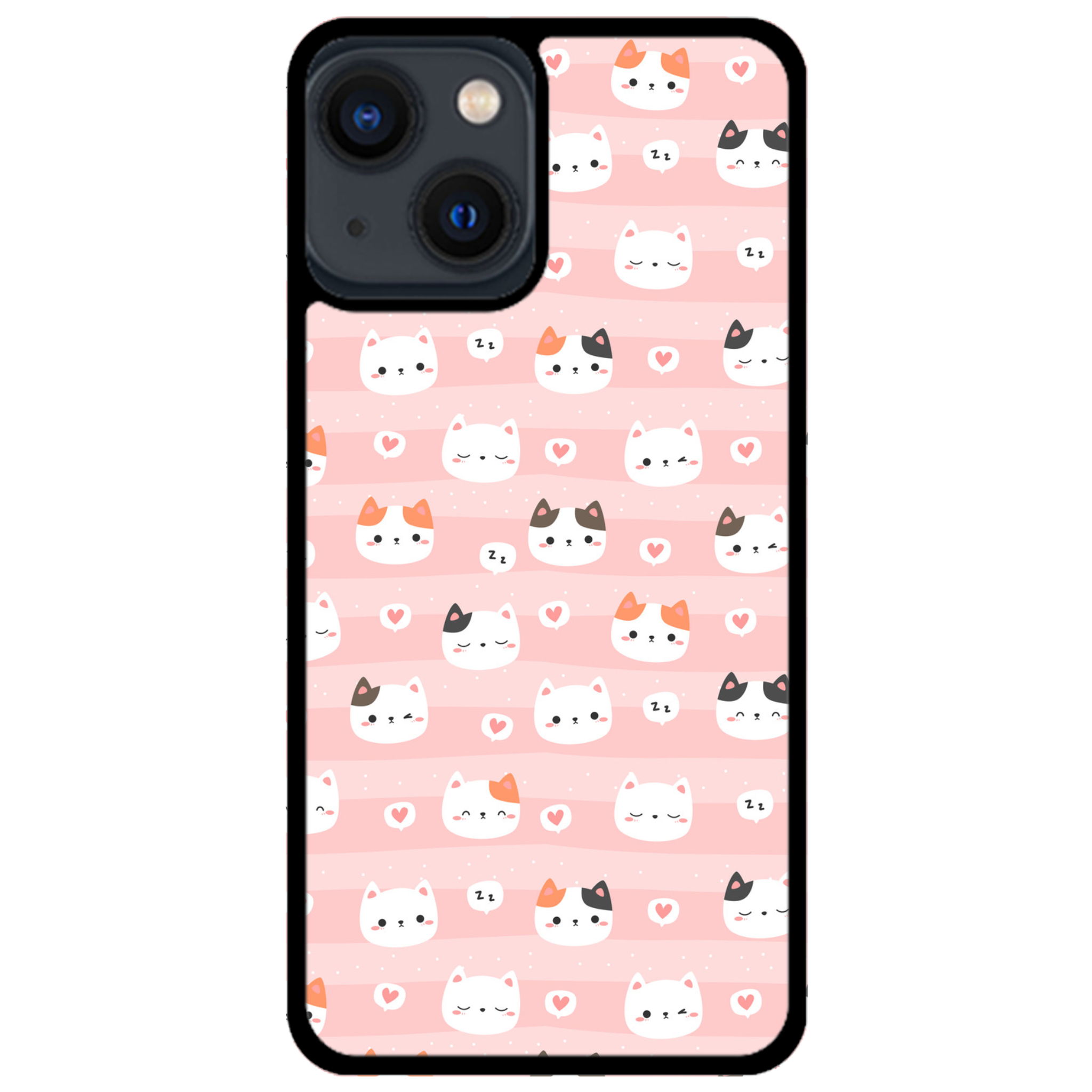 Bow Kittens Glossy Phone Case | Winky Cats