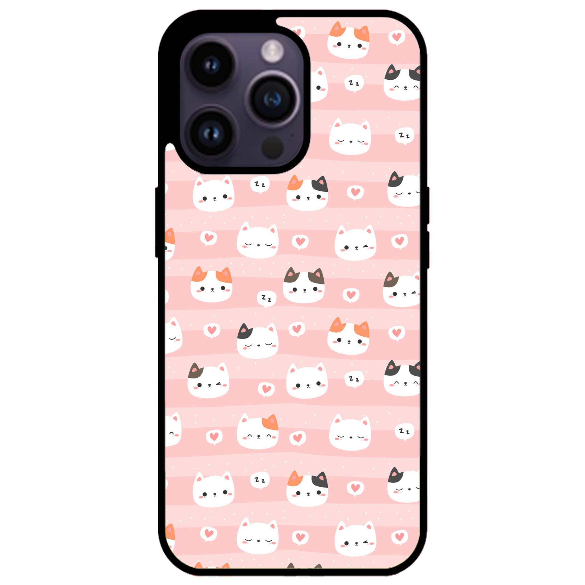 Bow Kittens Glossy Phone Case | Winky Cats