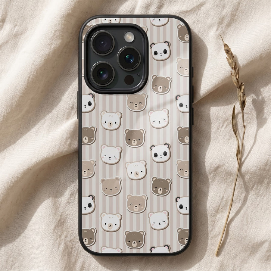 Cute Bear & Panda Aesthetic Phone Case