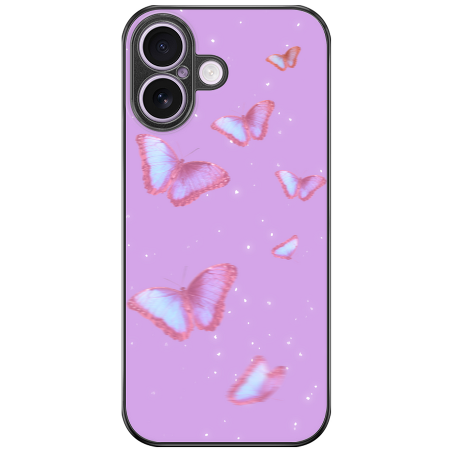 Shimmer Lilac Butterfly Phone Case