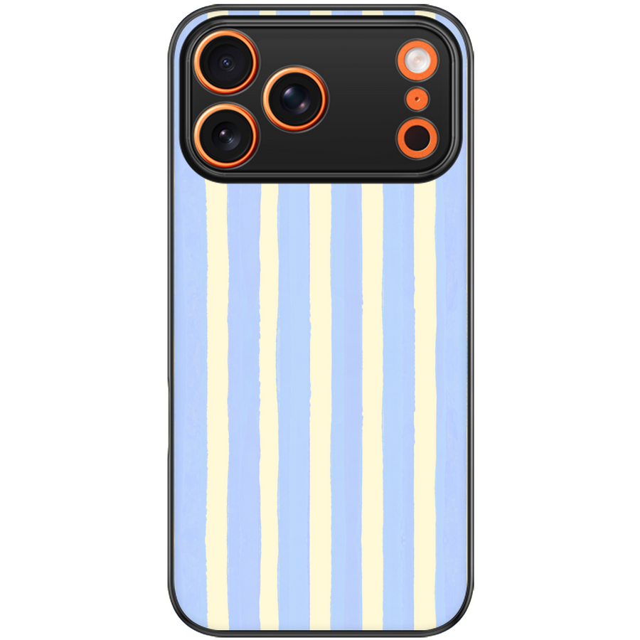 Blue Stripe Aesthetic Phone Case