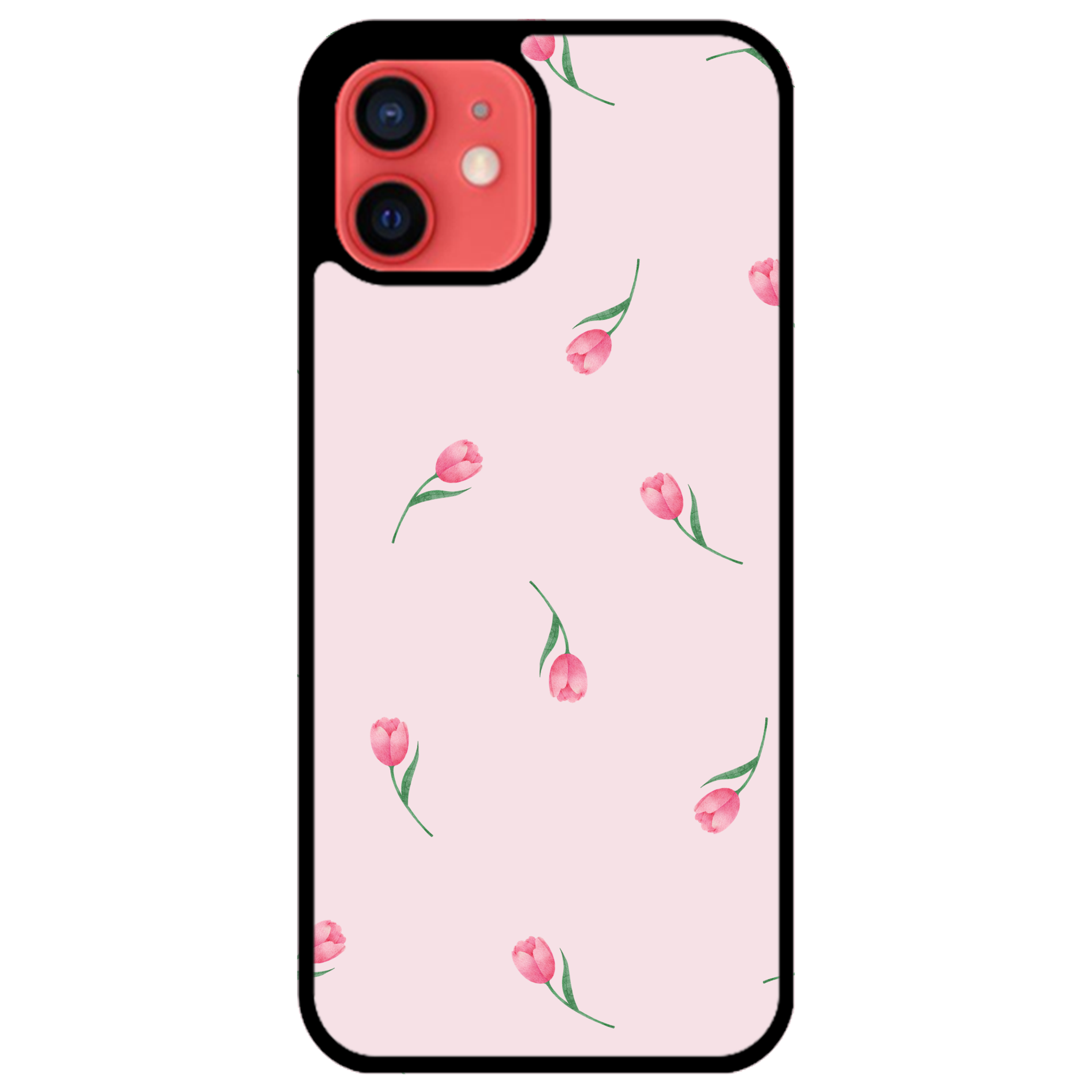 Pink Tulips Floral Phone Case | Winky Cats