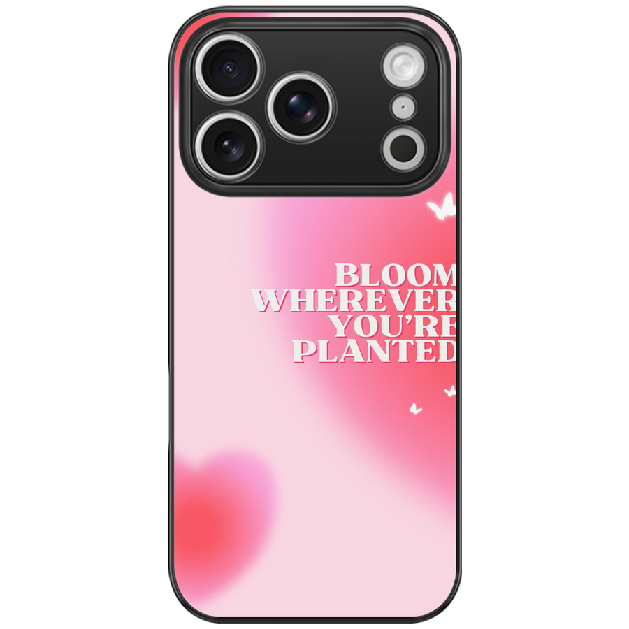 Pink Aura Butterfly Aesthetic Phone Case