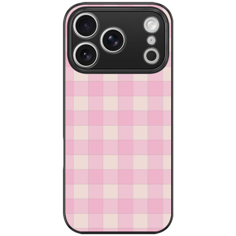 Pink Gingham Aesthetic Phone Case