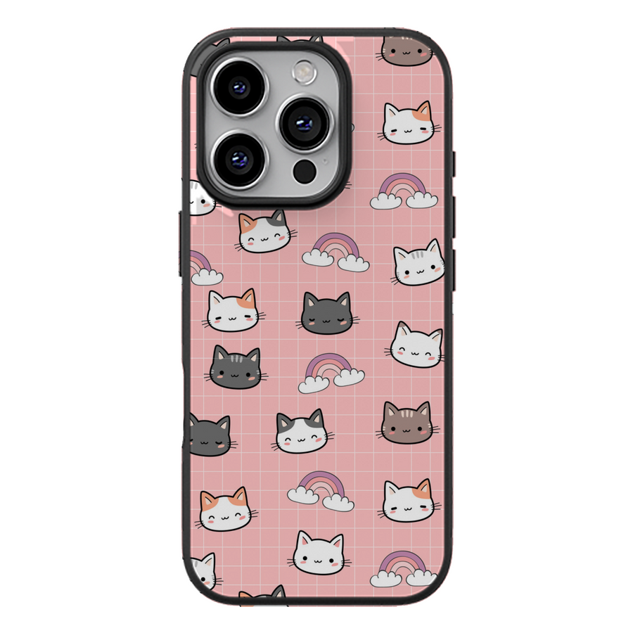 Rainbow Kitten Aesthetic Phone Case