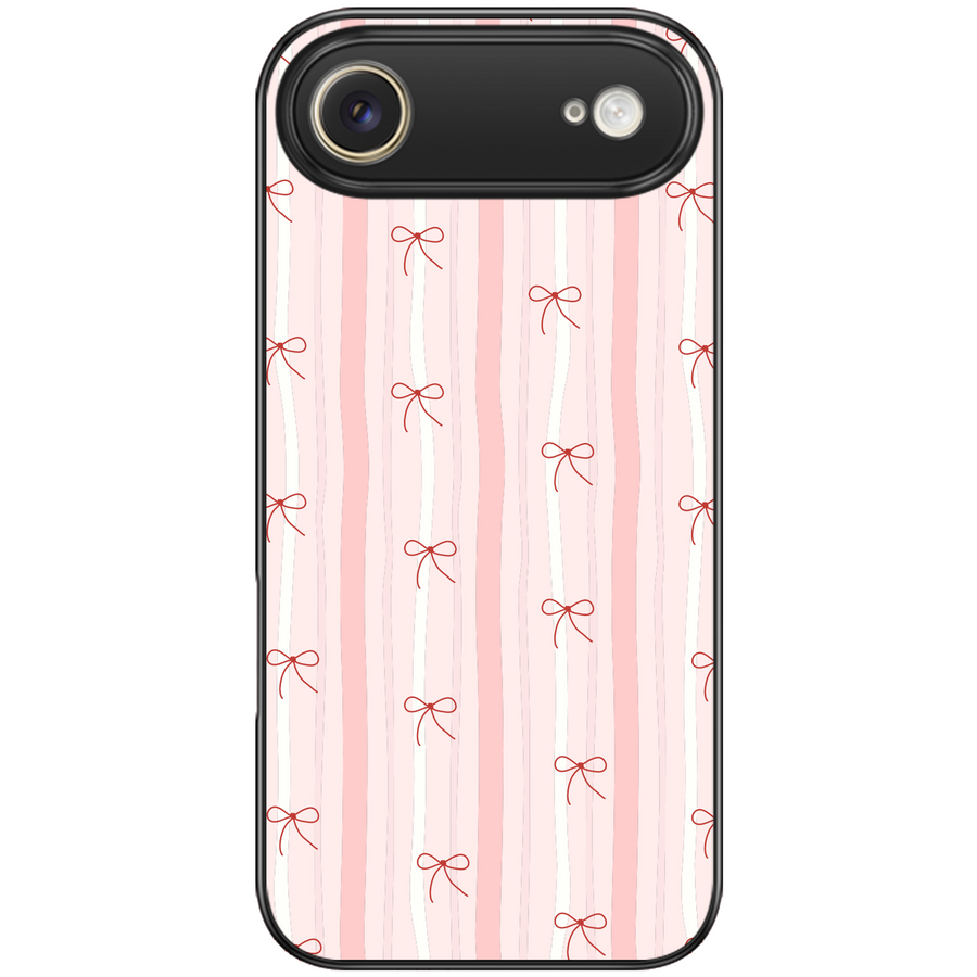 Ribbon Stripe Coquette Phone Case