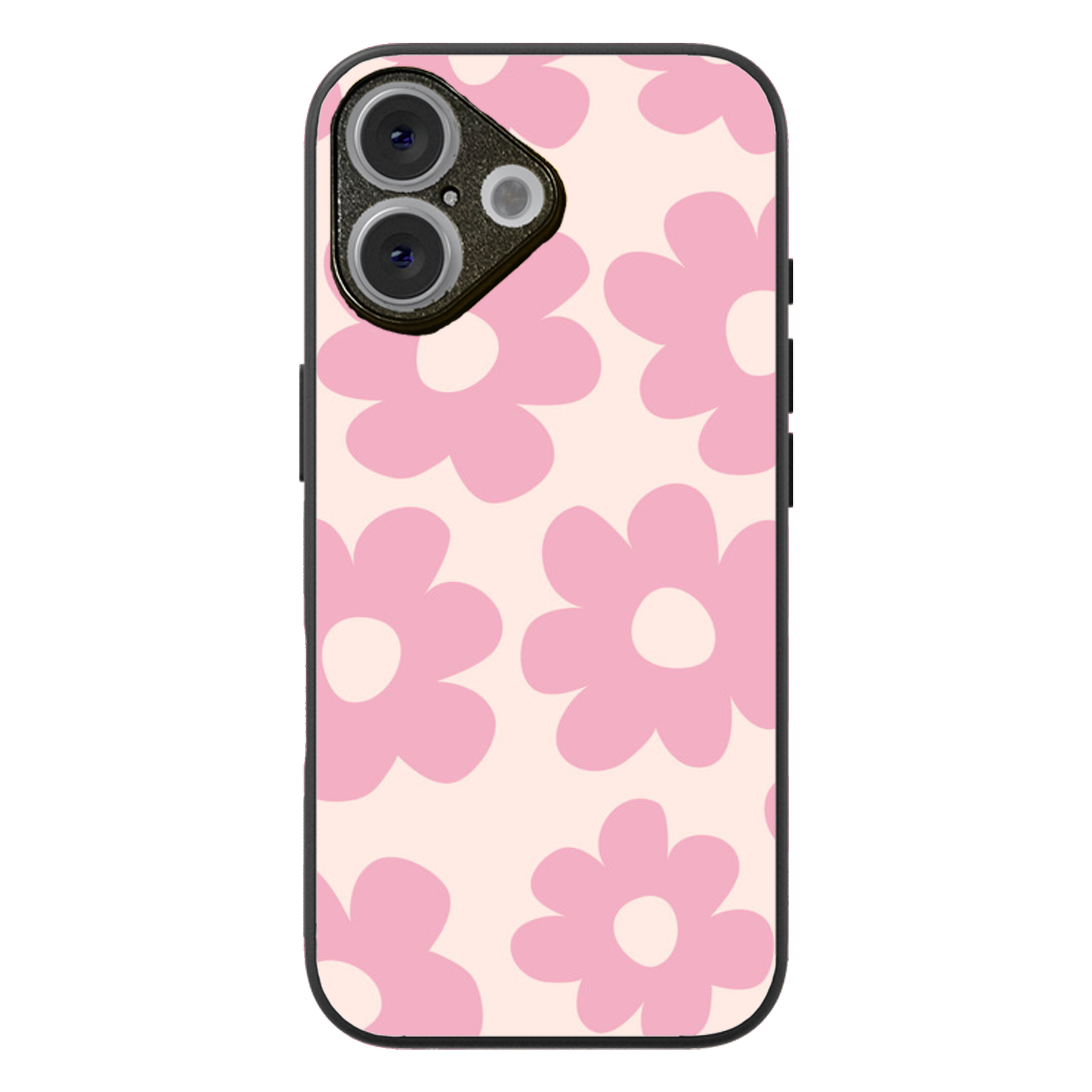 Retro Pink Daisy Floral Phone Case | Winky Cats