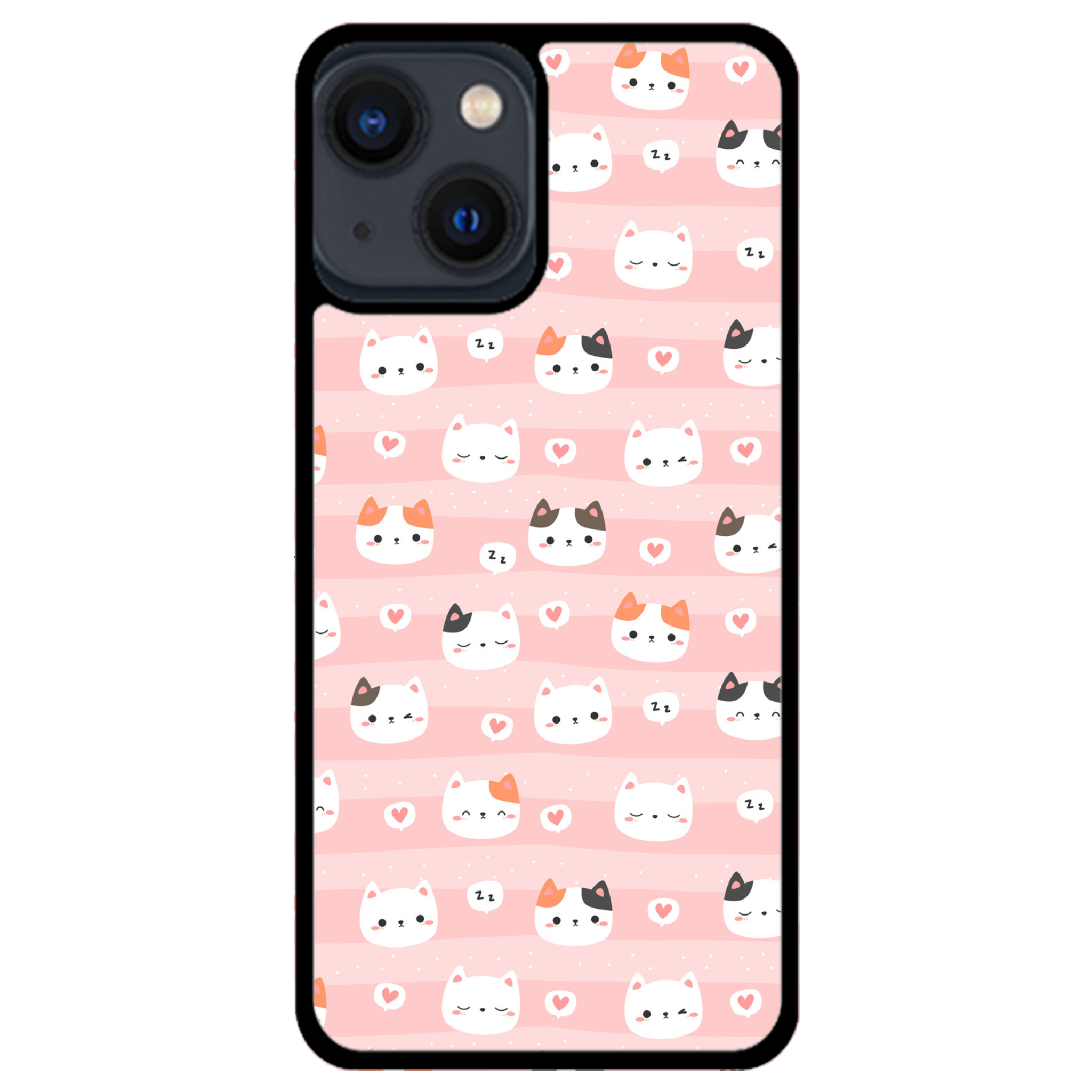 Bow Kittens Glossy Phone Case | Winky Cats